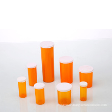 6dr Plastic Medicine Prescription Bottle Plastic Pill Vial Snap Cap Orange Bottle 24ml Snap Cap Vials